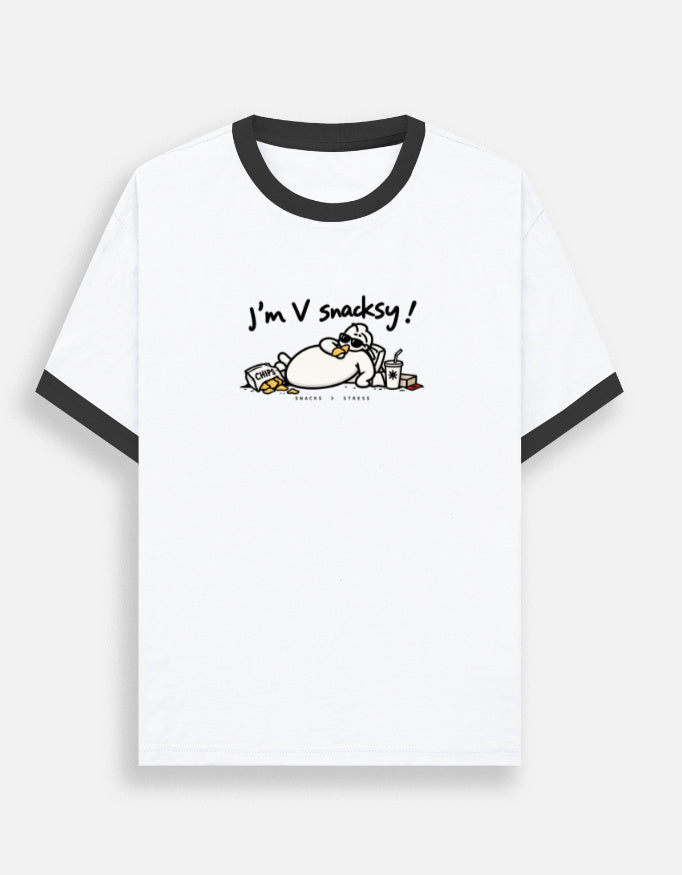 I'm V Snacksy Ringer Tee — WildCard Collection