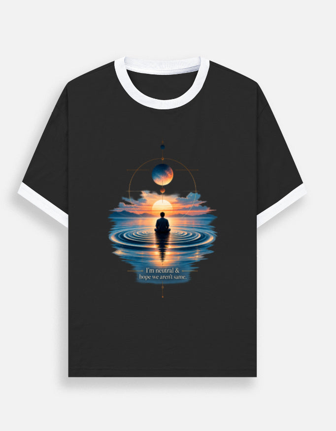 Neutral Ringer Tee — WildCard Collection