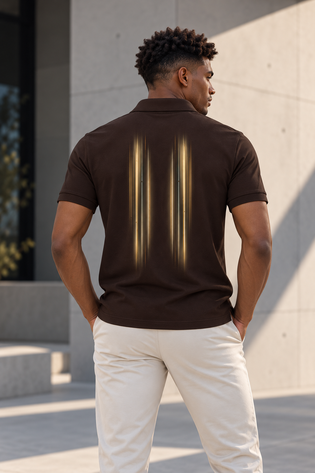 Linear Dwe Men's Premium Polo