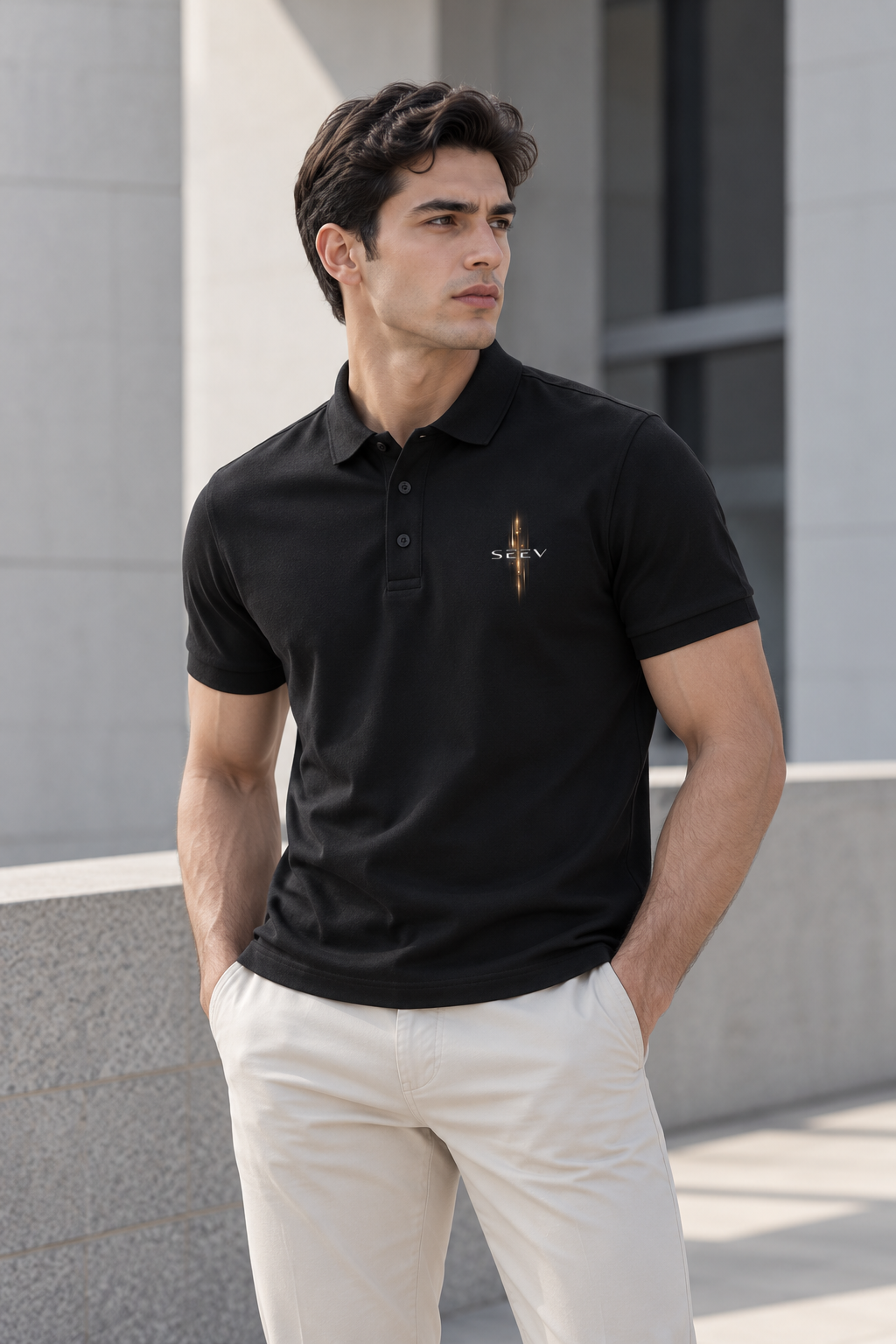 Linear Men's Premium Polo