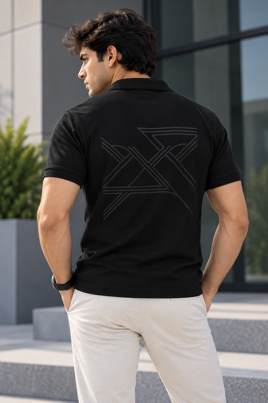 Matrix Slate Men's Premium Polo