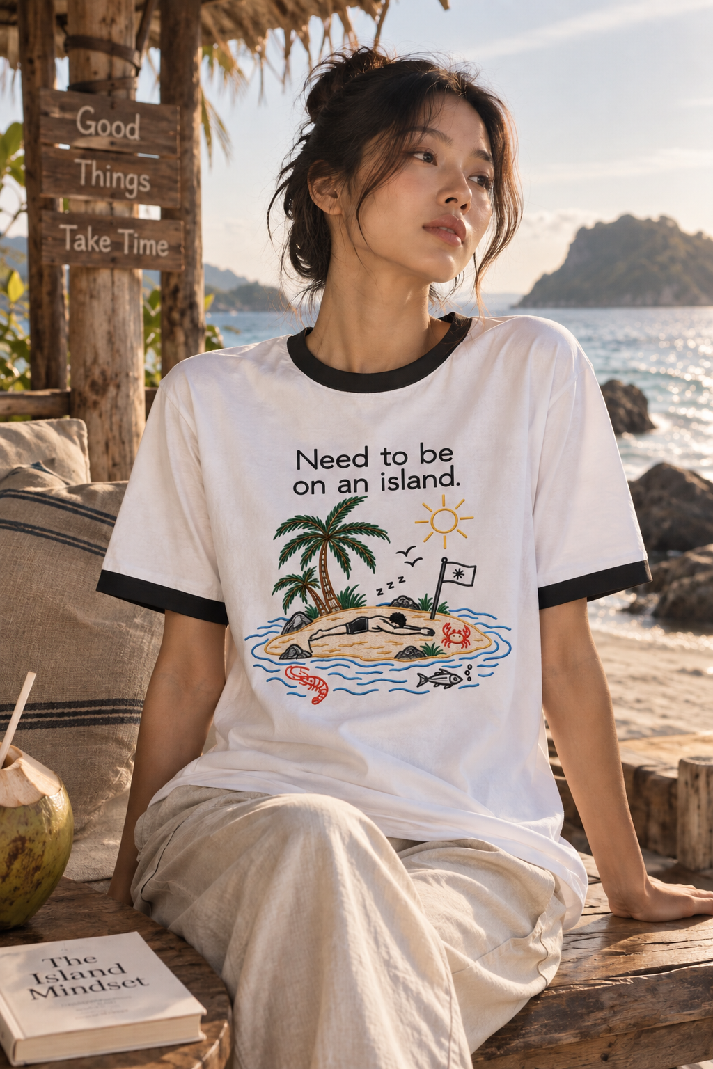 Need of Island Ringer Tee — WildCard Collection