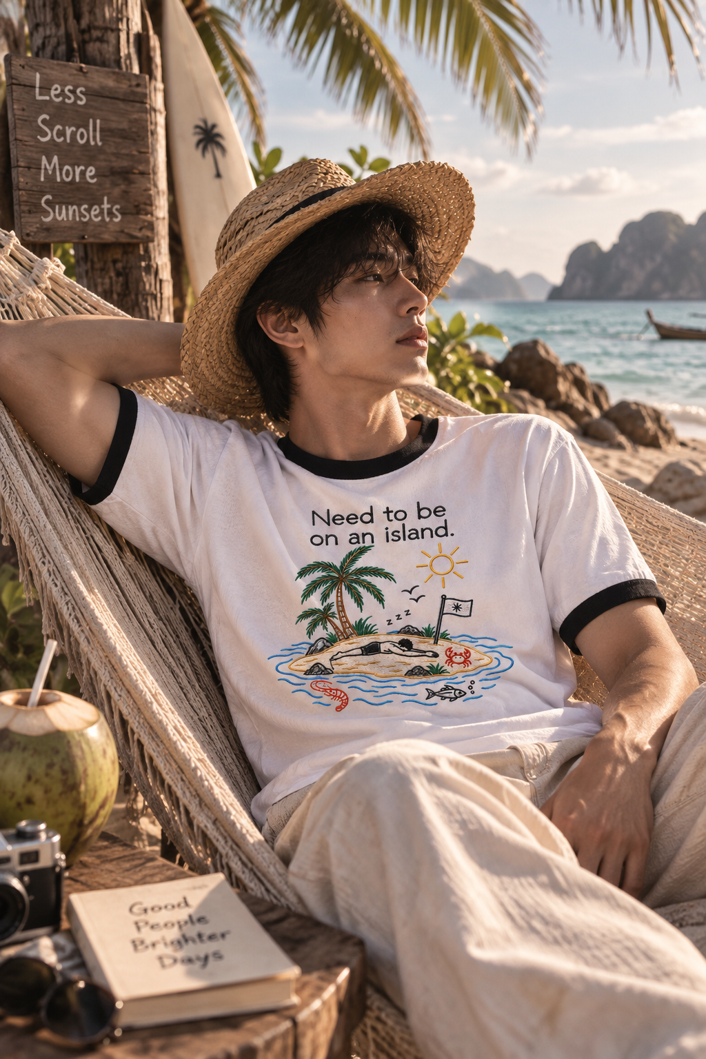 Need of Island Ringer Tee — WildCard Collection