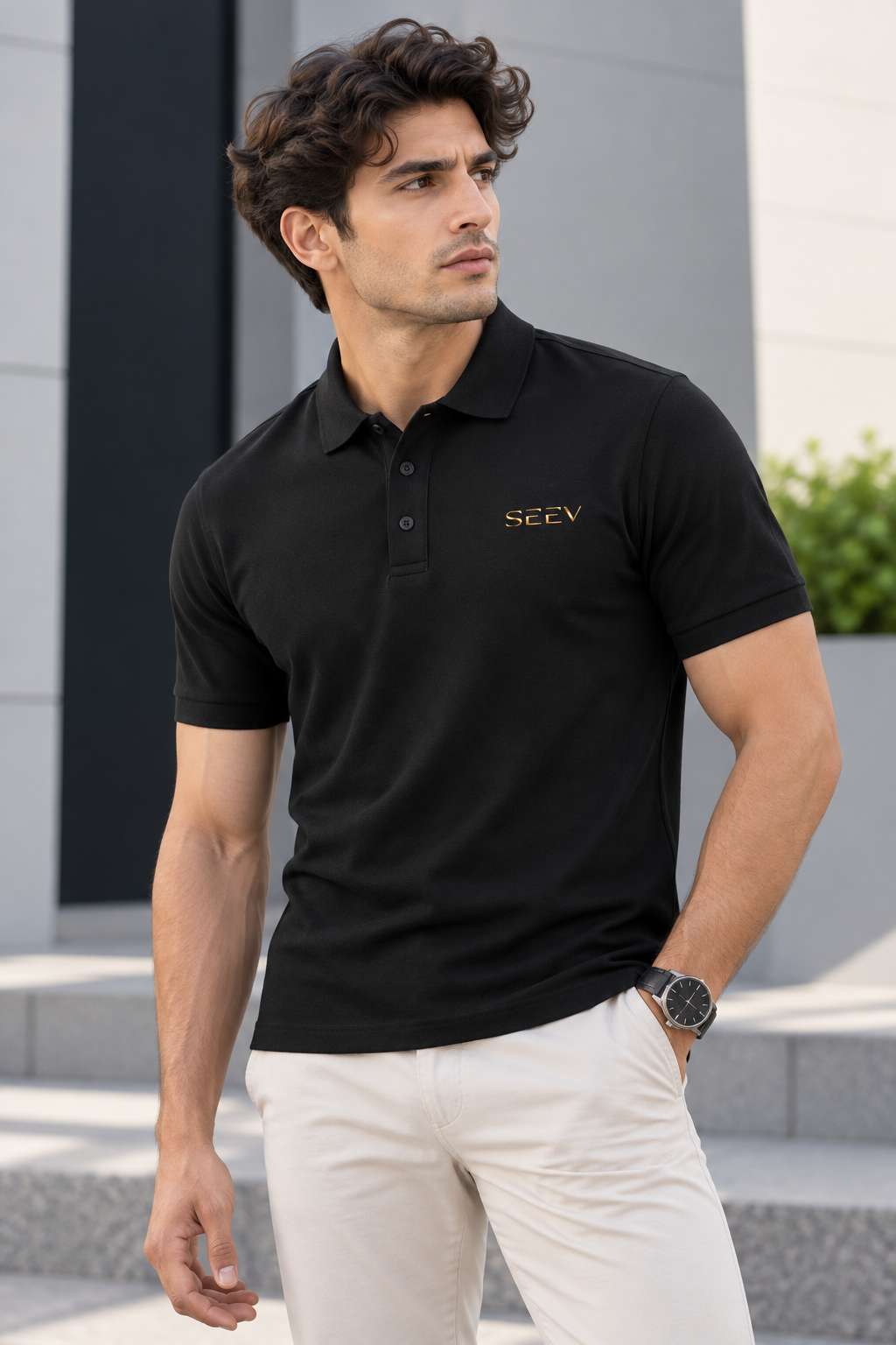 Obsidian Men's Premium Polo