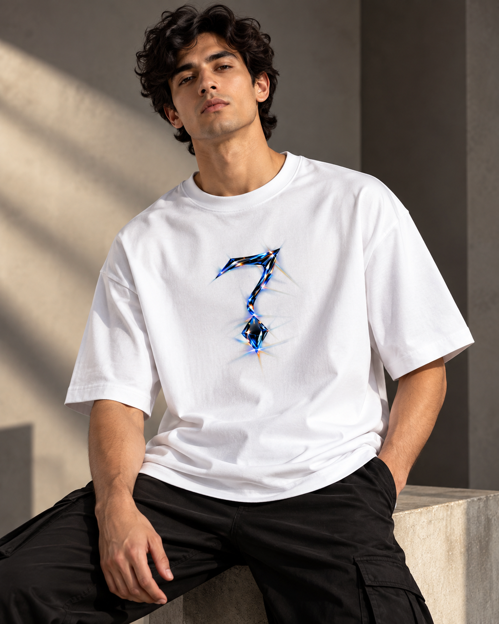 Unisex Doubted Diamonds Terry Oversized Tee