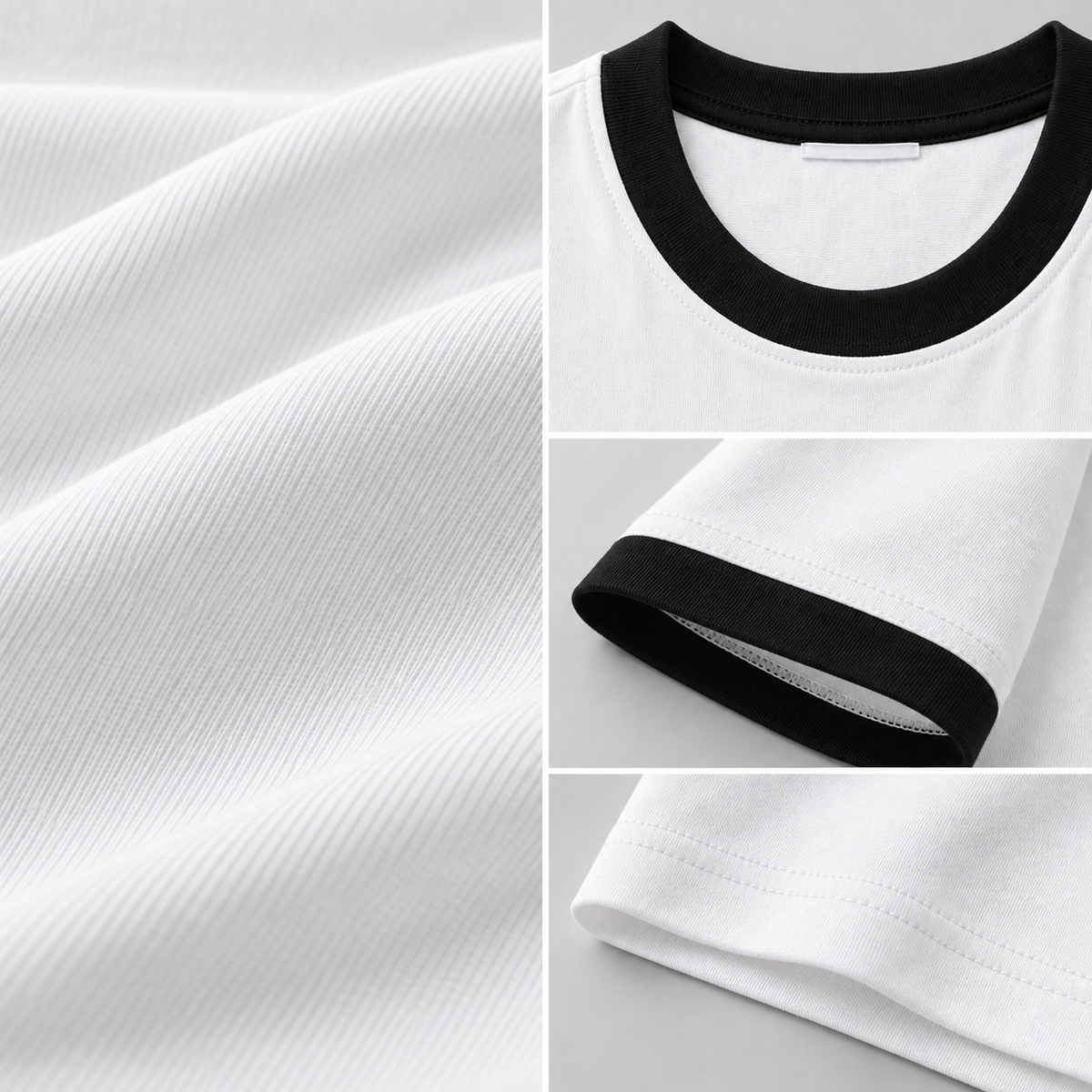 Neutral Ringer Tee — WildCard Collection