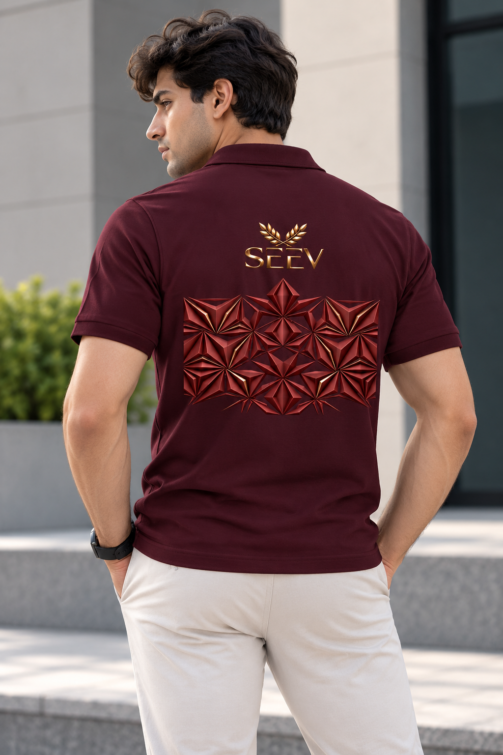 Tessellation Men's Premium Polo