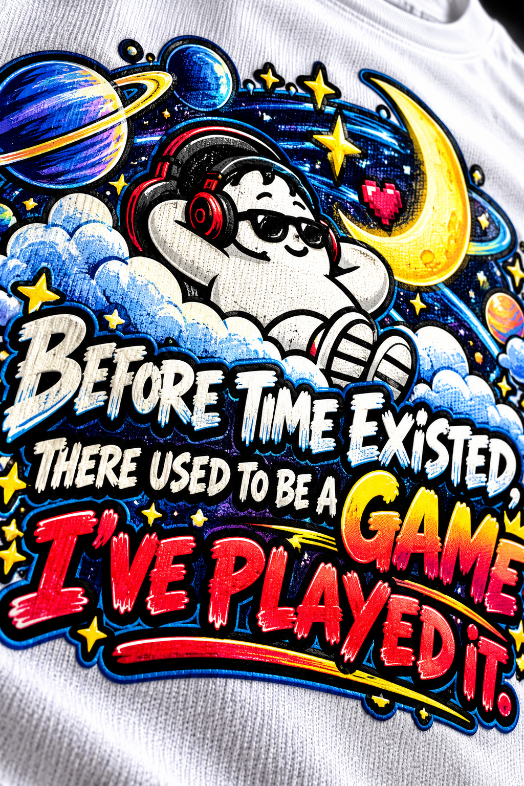 Played All Games Unisex Terry Oversized Tee
