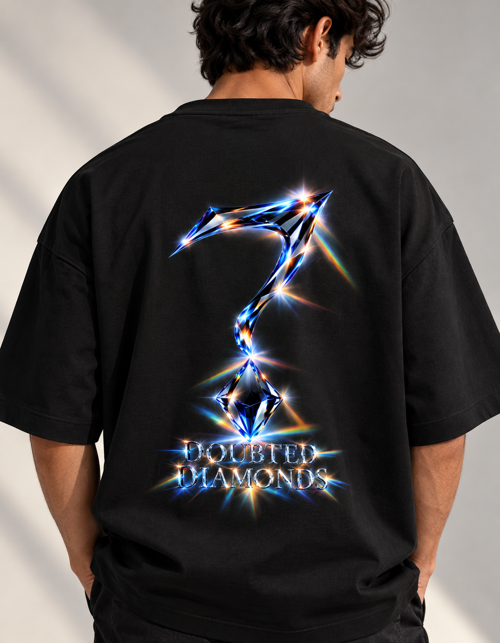 Unisex Doubted Diamonds Terry Oversized Tee