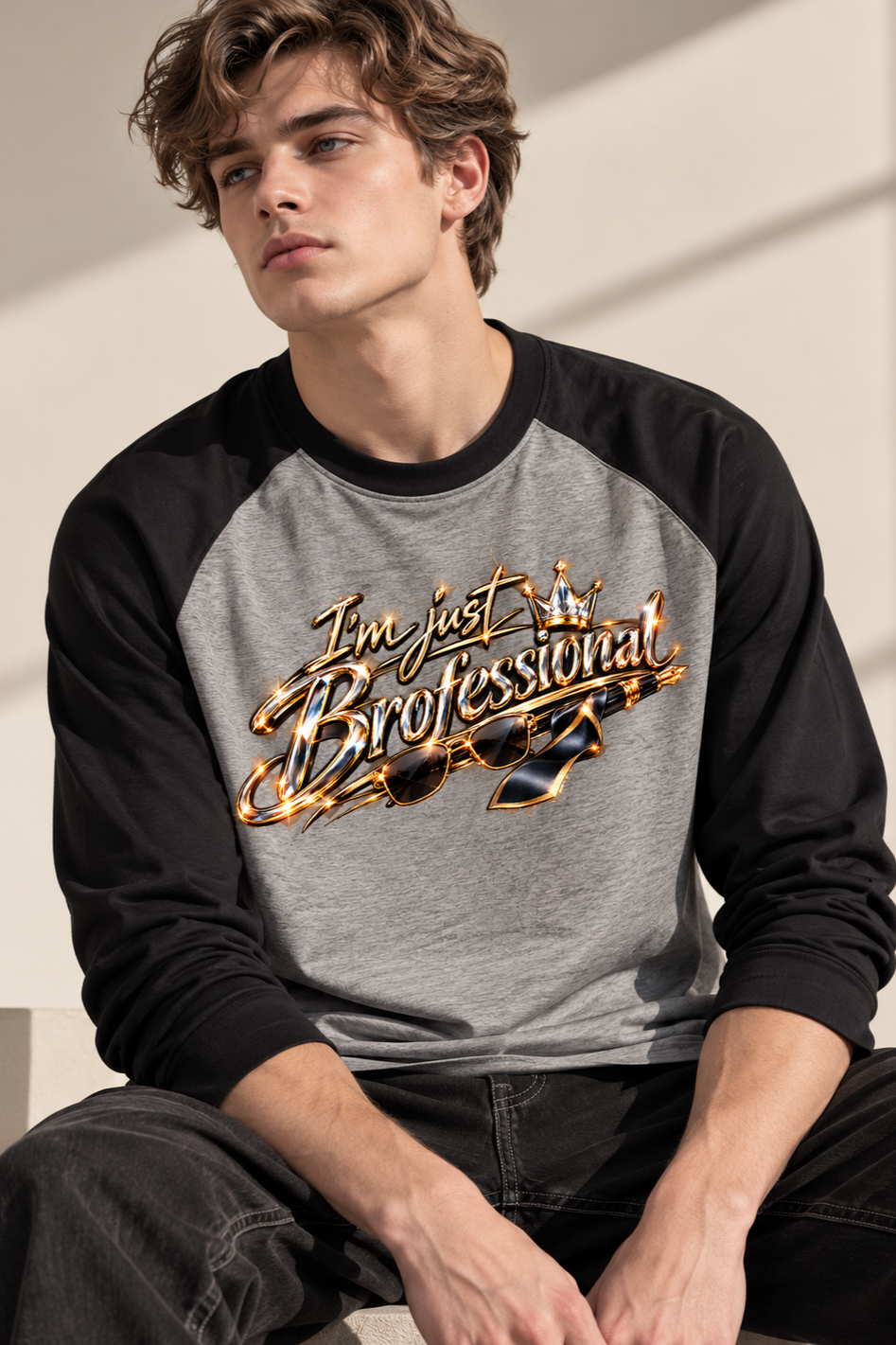 Pro Brother's Unisex Raglan T-Shirt