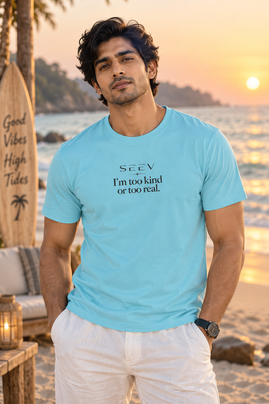 SEEV Too Kind / Too Real - Men's Tee
