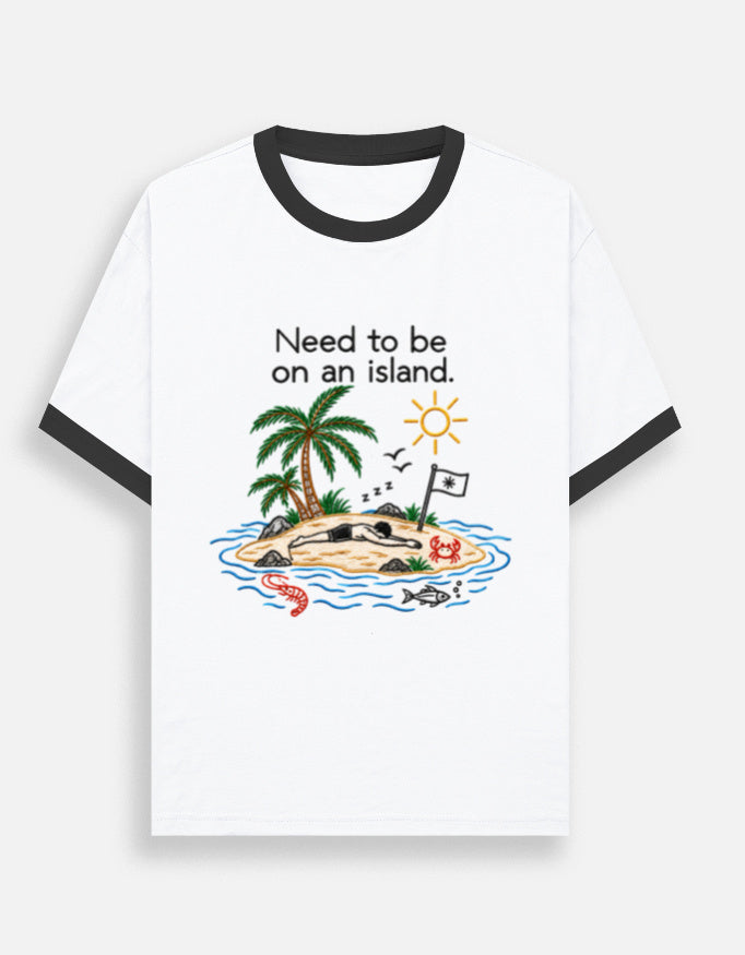 Need of Island Ringer Tee — WildCard Collection