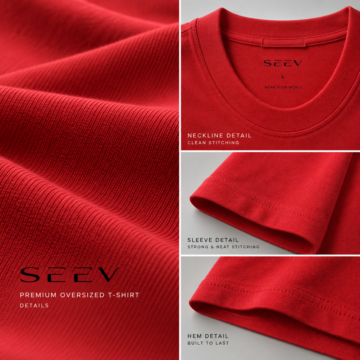 SEEV Premium Oversized Tee
