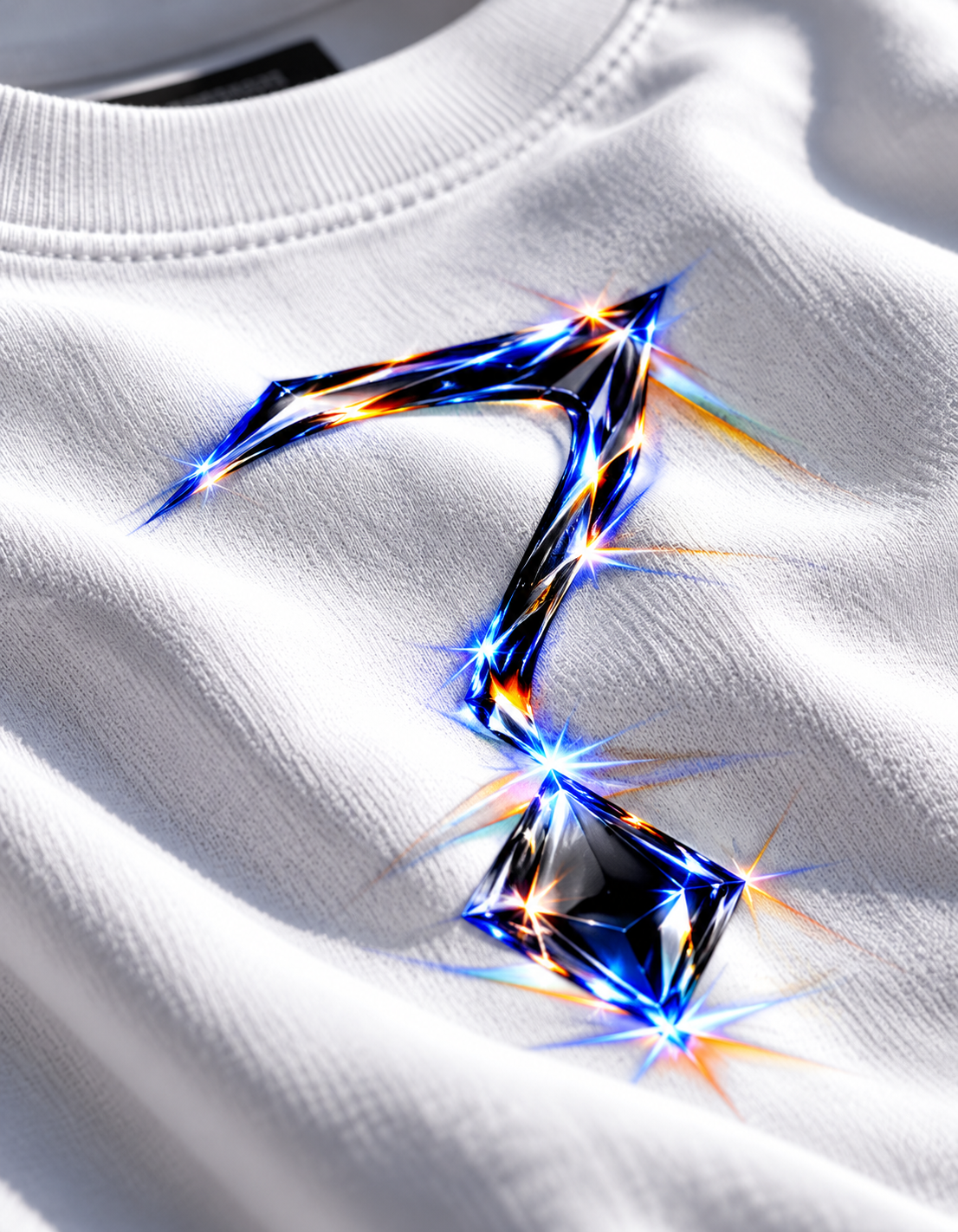 Unisex Doubted Diamonds Terry Oversized Tee