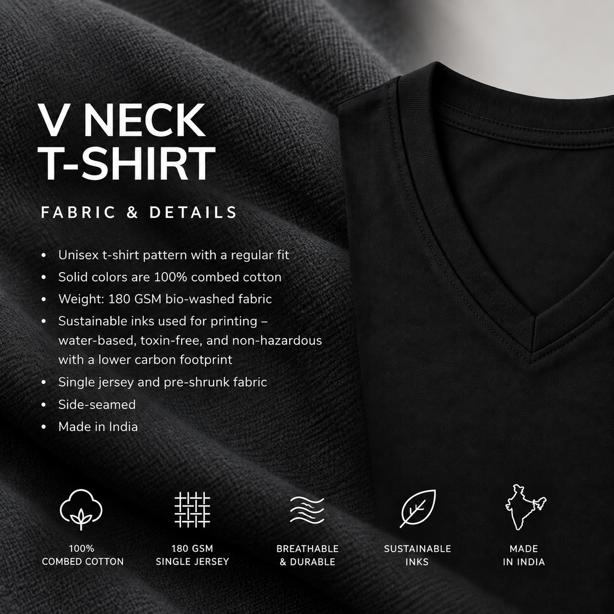 Unisex Comfort V-Neck
